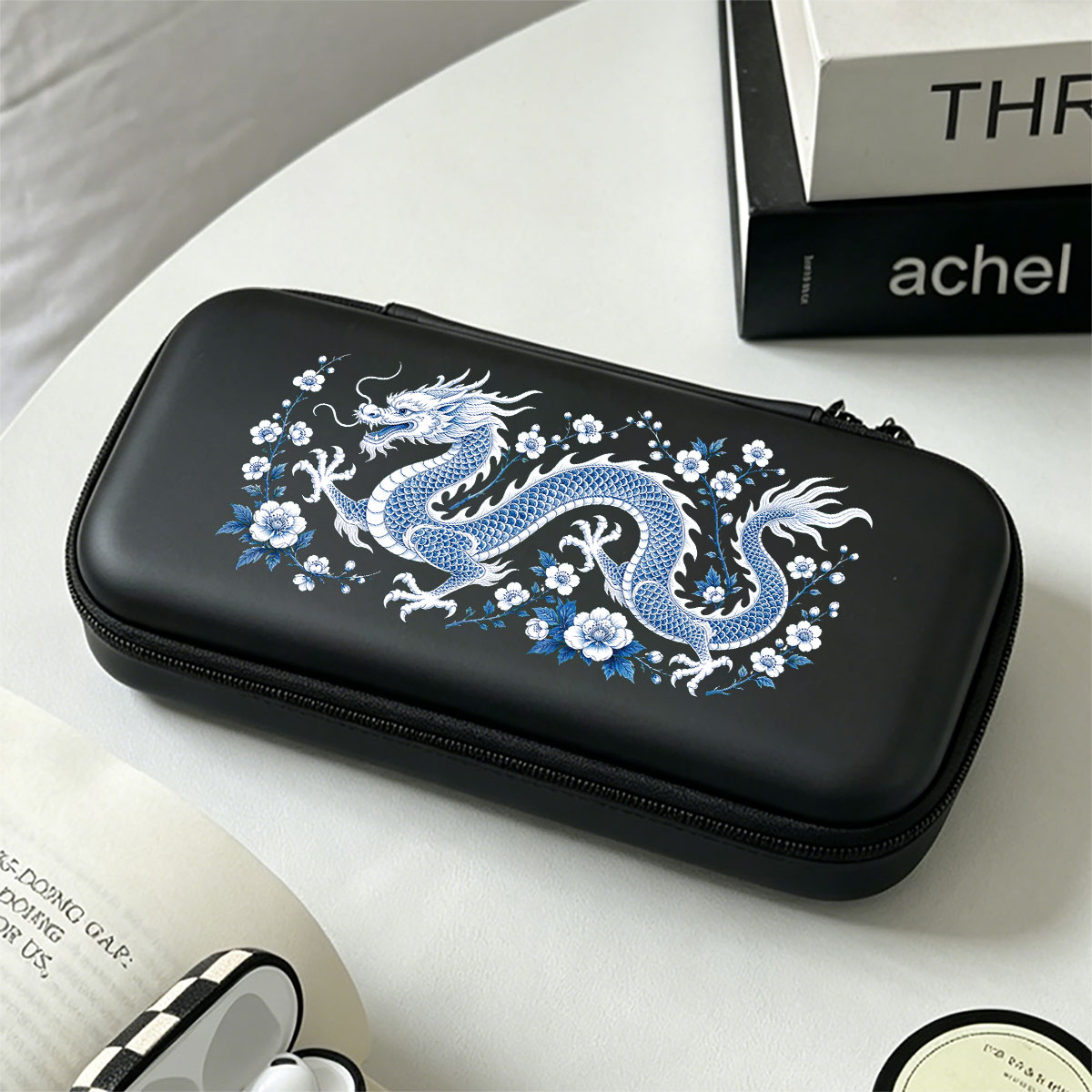 Gaming Accessories Bag - กระเป๋าใส่กันกระแทกน่ารักพร้อมกระเป๋าตาข่ายแบบพกพาสำหรับเดินทาง กระเป๋าเก็บอุปกรณ์เกมสำหรับ Nintendo Switch Lite/OLED