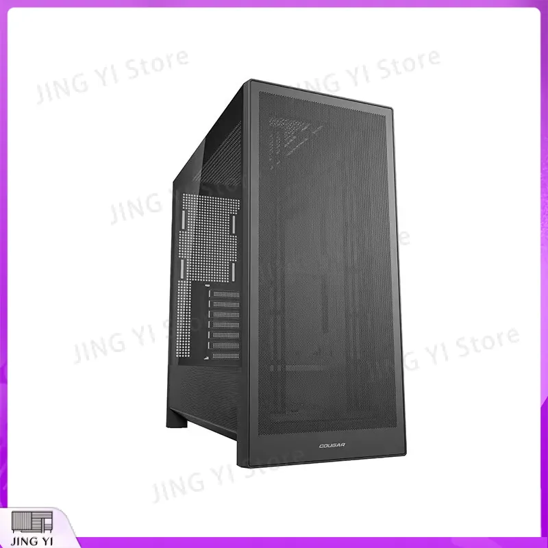 Case Mesh Panel - เคสคอมพิวเตอร์เกมมิ่งขนาดกลาง ATX พร้อมแผงหน้าตาข่าย ระบายอากาศดี สีดำ สำหรับประกอบคอมพิวเตอร์