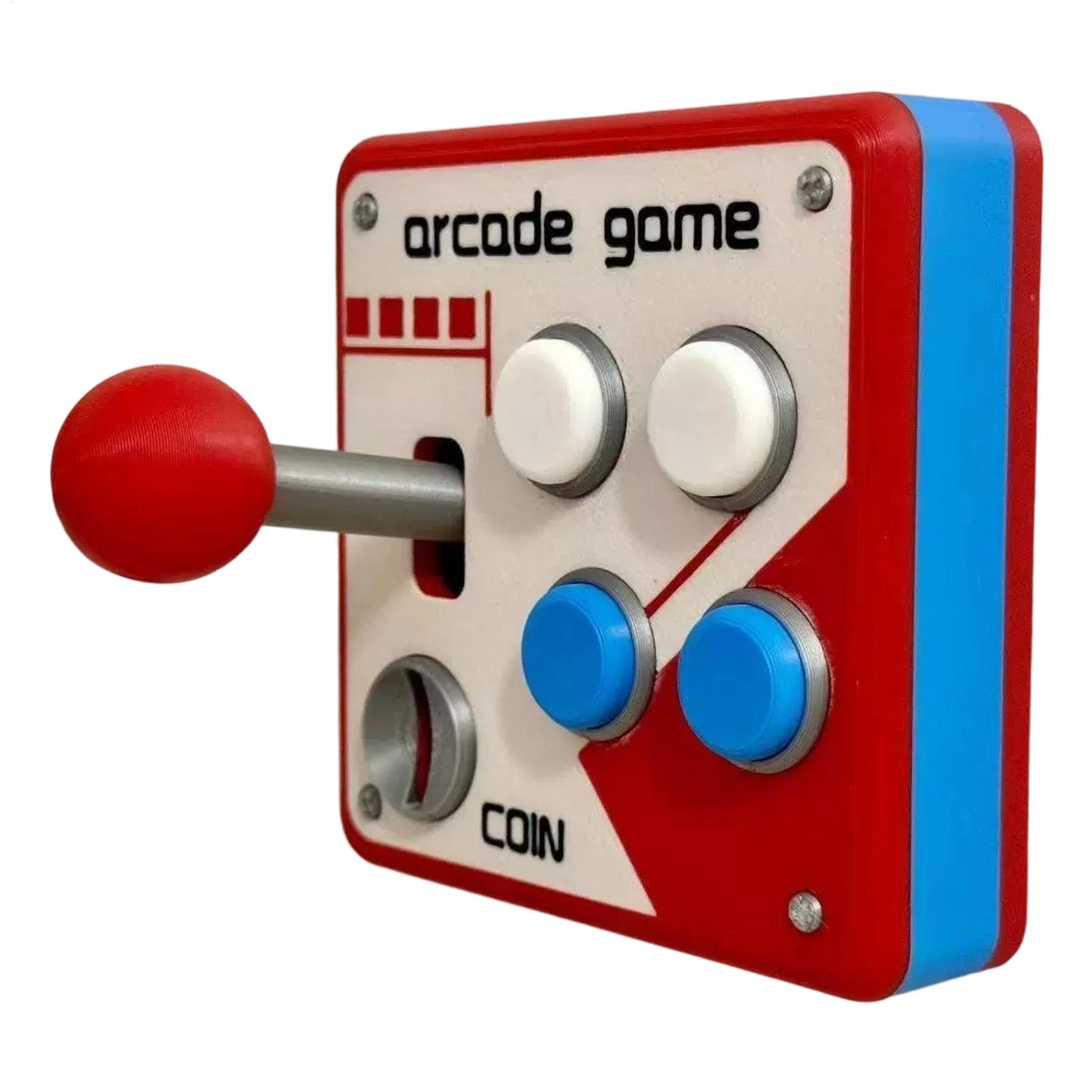 Gaming Accessories Decor - ฝาครอบสวิตช์ไฟเกมอาร์เคดสไตล์เรโทรสุดสร้างสรรค์ ตกแต่งห้องเกมเมอร์สไตล์เรโทร แผ่นสวิตช์ติดผนังลายจอยสติ๊ก ตกแต่งบ้าน