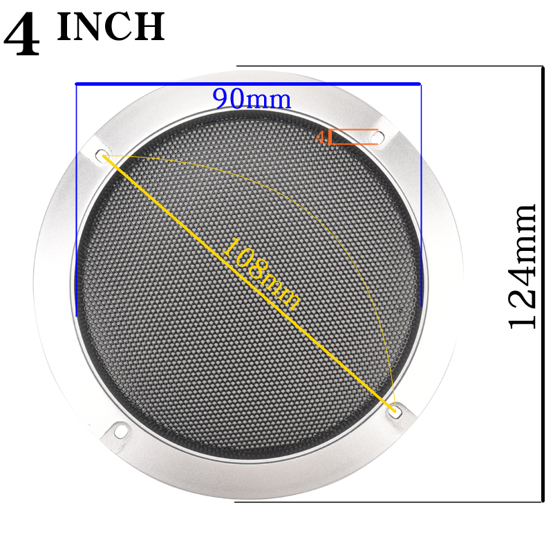 ตะแกรงครอบลำโพงสีเงิน ขนาด 2 3 - Case Mesh Panel บทวิจารณ์และราคา