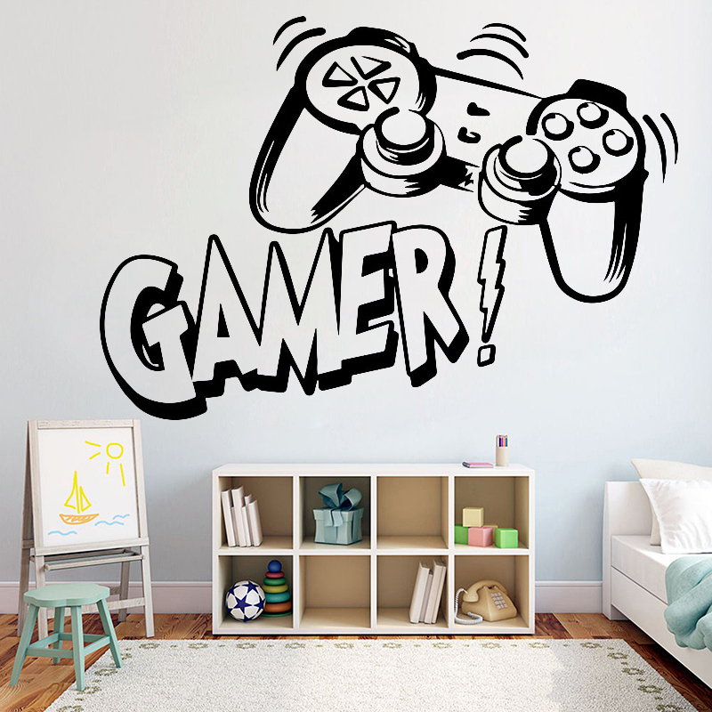 สติ๊กเกอร์ติดผนังสําหรับห้องเด - Gaming Accessories Wall บทวิจารณ์และราคา