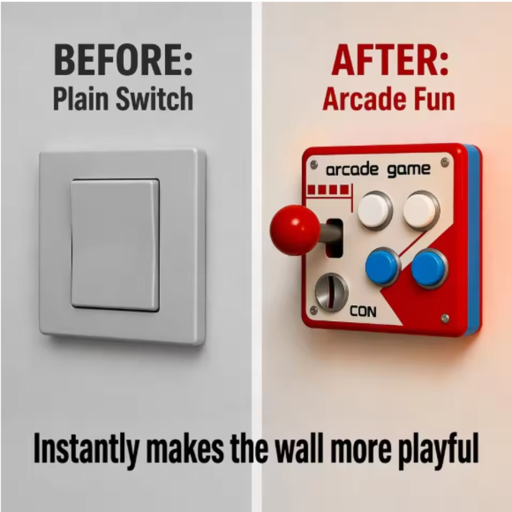 ฝาครอบจอยสติ๊กสไตล์เรโทร สำหรั - Gaming Accessories Wall บทวิจารณ์และราคา