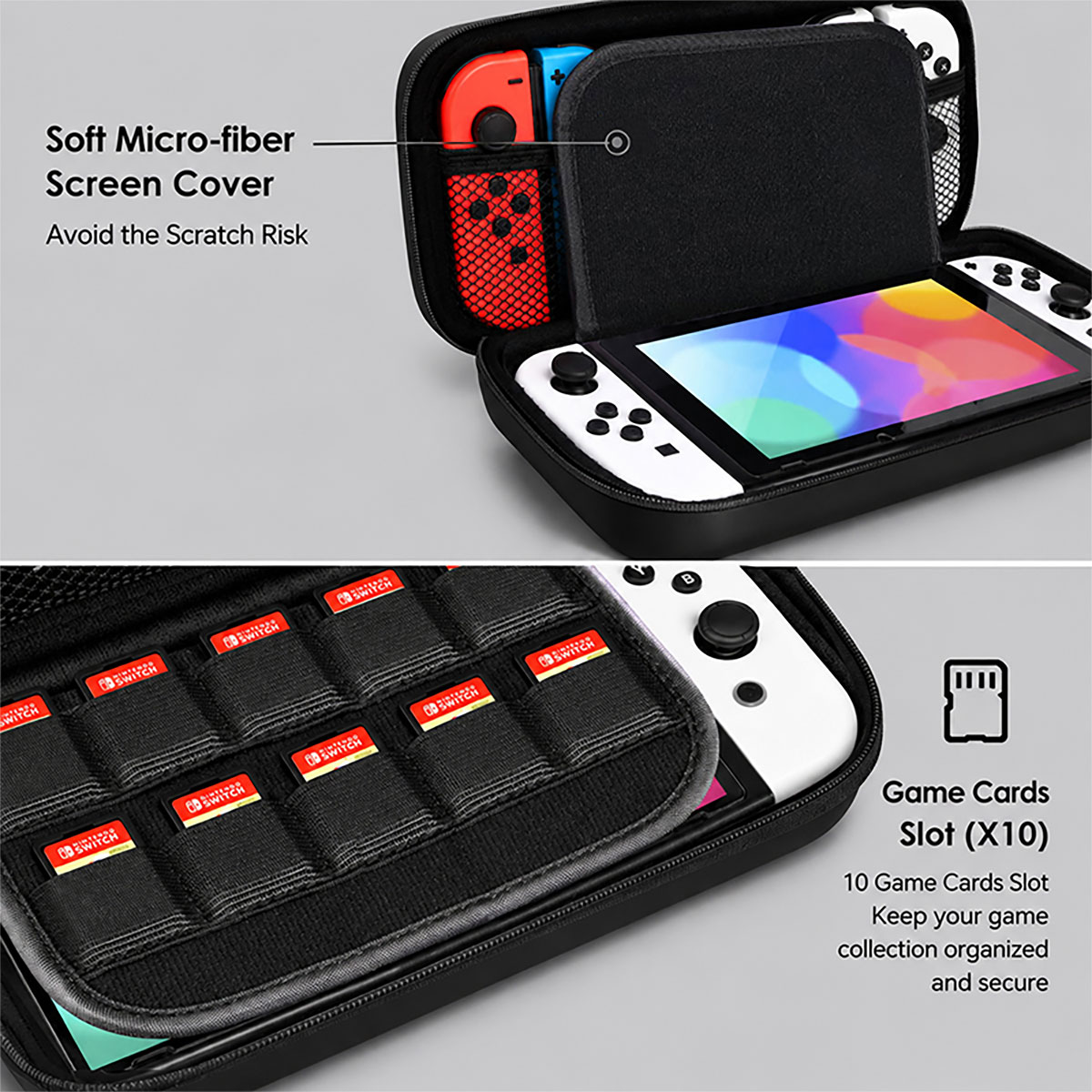 กระเป๋าพกพาแบบพกพา กระเป๋าเก็บ - Gaming Accessories Bag บทวิจารณ์และราคา