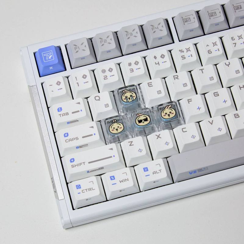 ชิคาวะ 4 ชิ้น คีย์แคปแบบโปร่งแ - Gaming Accessories Decor บทวิจารณ์และราคา