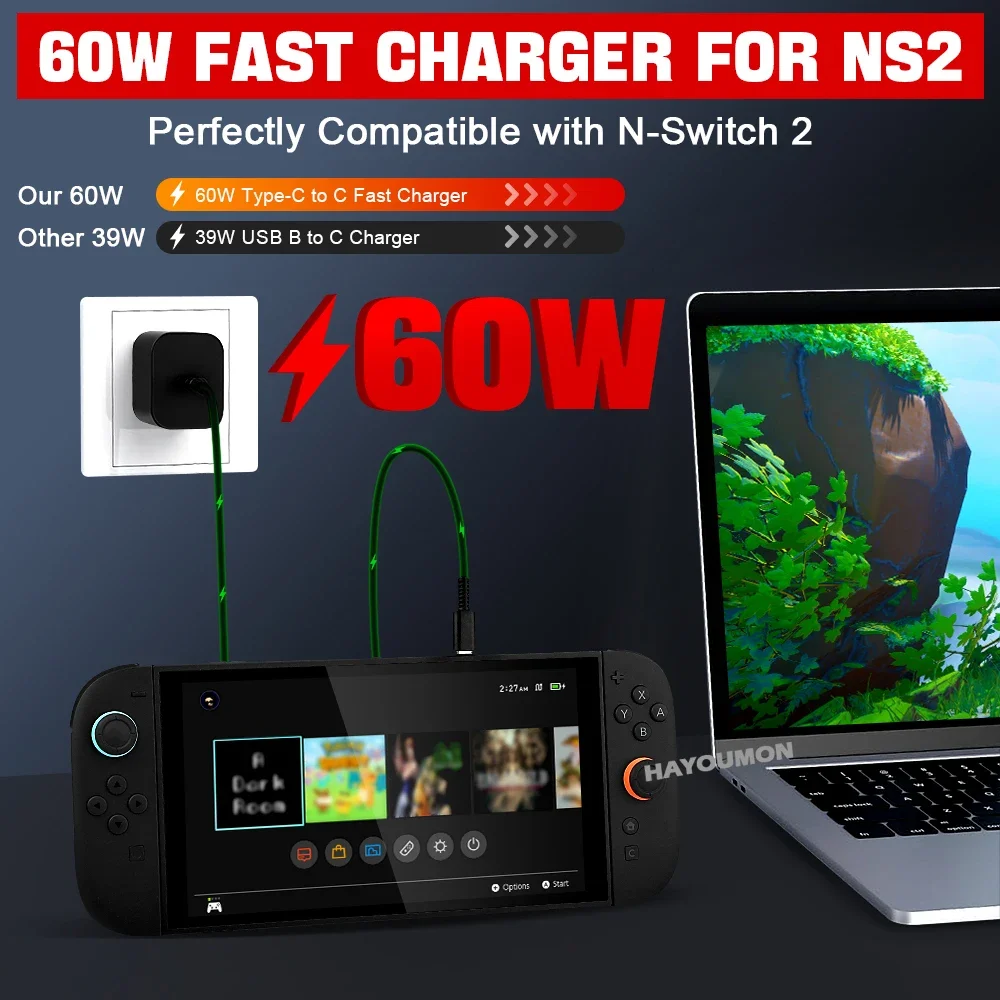 อะแดปเตอร์ AC สำหรับ Switch 2  - Gaming Accessories Wall บทวิจารณ์และราคา