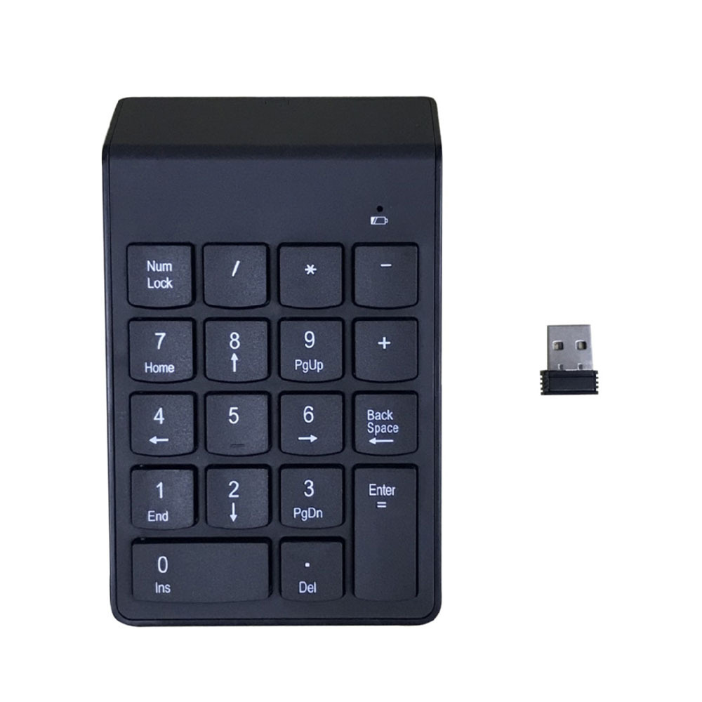 มินิคีย์บอร์ดไร้สาย 2.4GHz แป้ - Keyboard Numpad Separate บทวิจารณ์และราคา