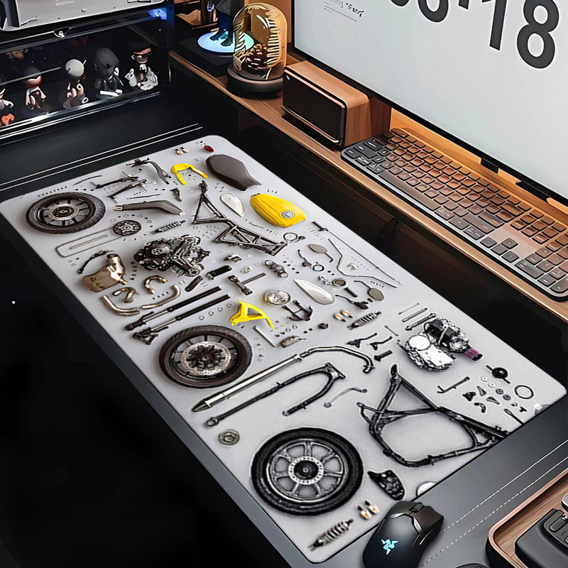แผนภาพการถอดประกอบ แผ่นรองเมาส - Gaming Accessories Laptop บทวิจารณ์และราคา