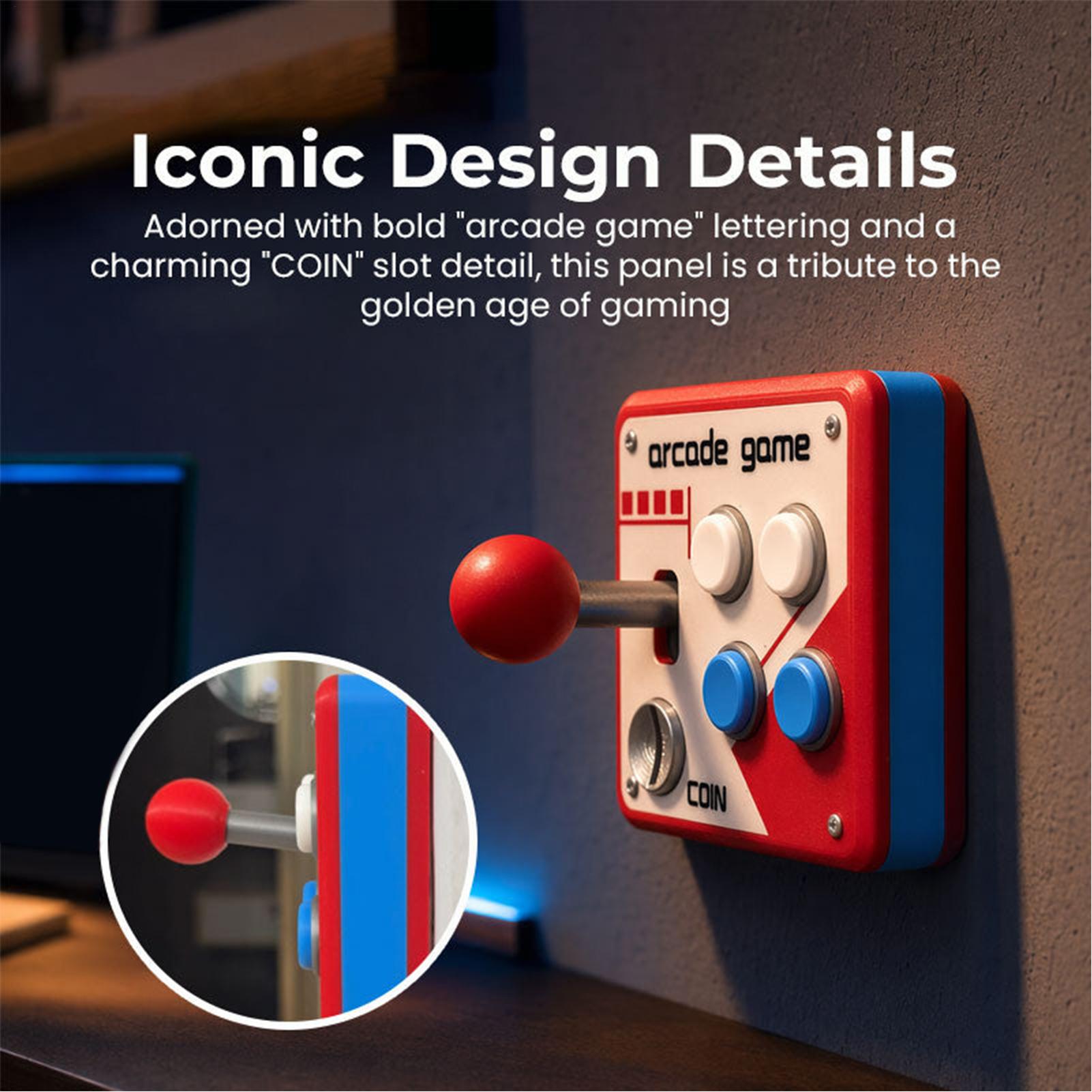 ฝาครอบสวิตช์ไฟเกมอาร์เคดสไตล์เ - Gaming Accessories Decor บทวิจารณ์และราคา