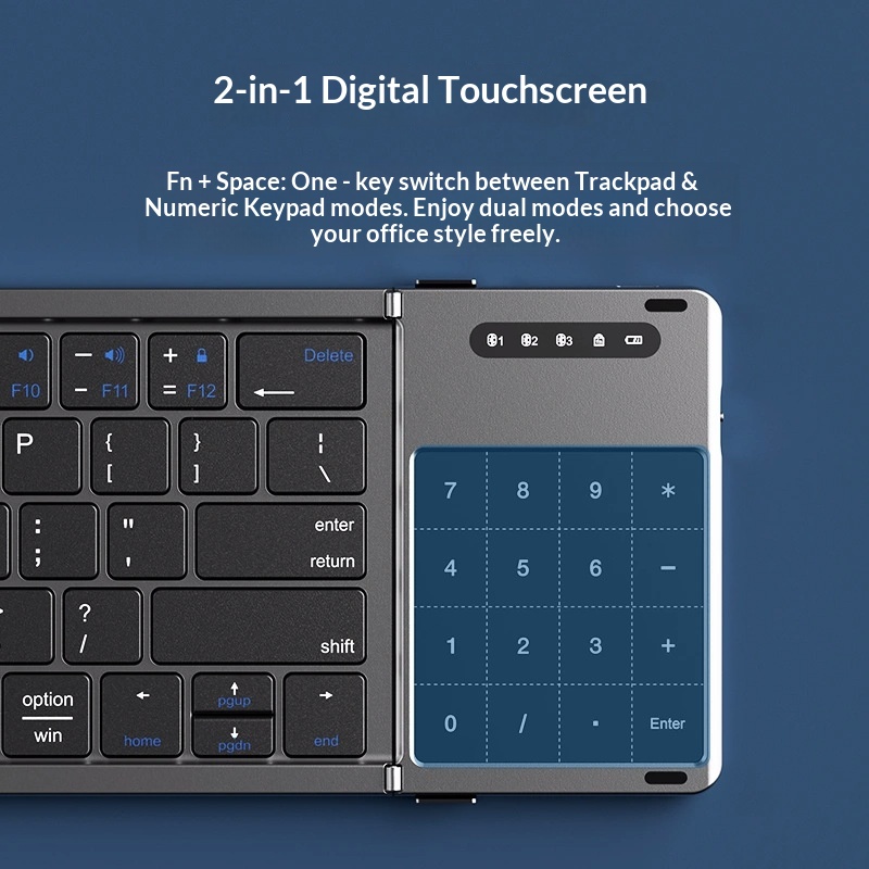 เม็งซู่ ไตร โฟลด์คีย์บอร์ดไร้ส - Gaming Accessories Laptop บทวิจารณ์และราคา