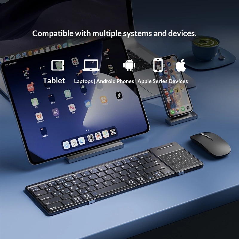 เม็งซู่ ไตร โฟลด์คีย์บอร์ดไร้ส - Gaming Accessories Laptop บทวิจารณ์และราคา