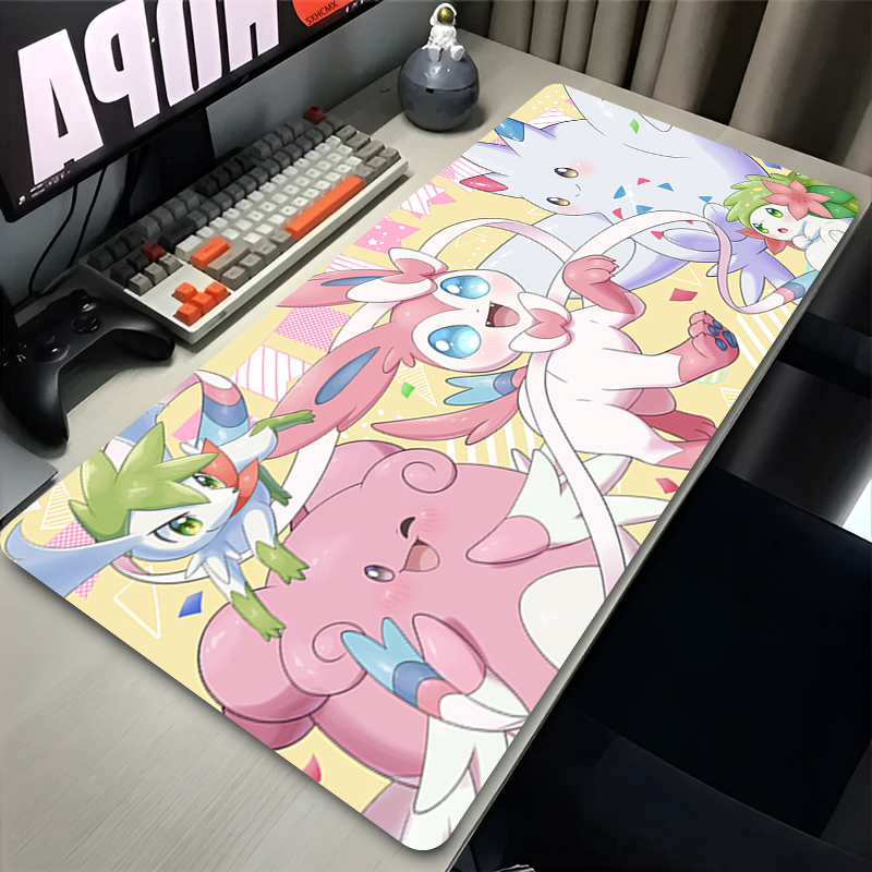แผ่นรองเมาส์สีชมพูขนาดใหญ่ XXL - Gaming Accessories Computer บทวิจารณ์และราคา