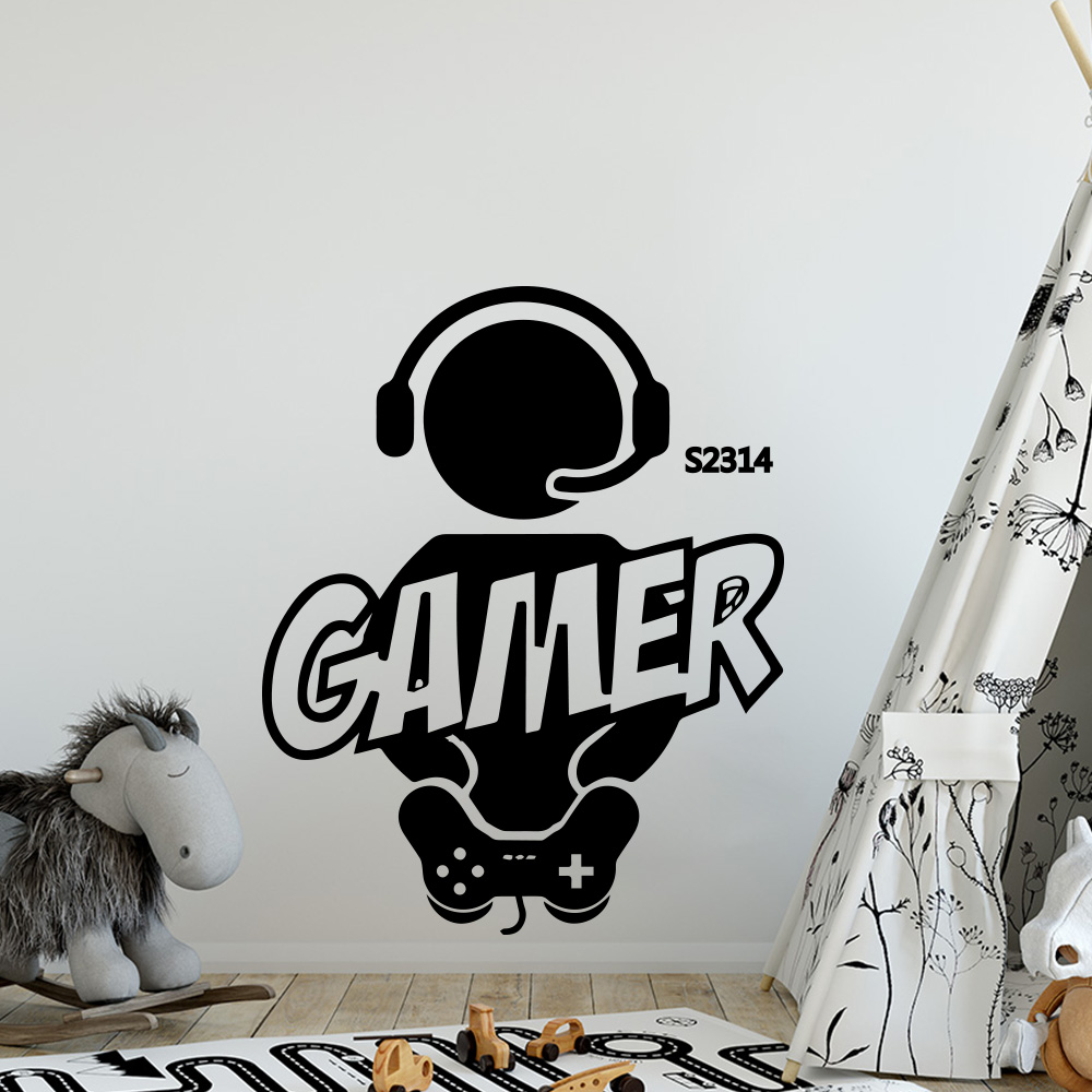 1 PC Gamer Wall Art Decal สําห - Gaming Accessories Wall บทวิจารณ์และราคา