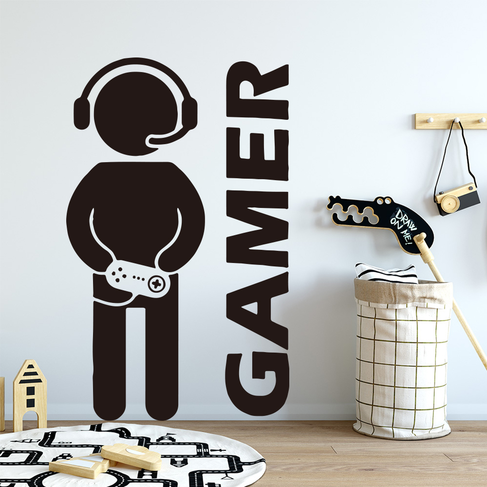 1 PC Gamer Wall Art Decal สําห - Gaming Accessories Wall บทวิจารณ์และราคา